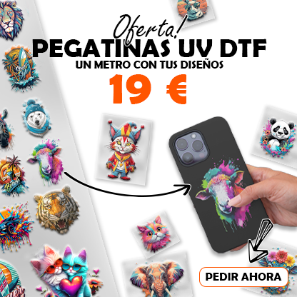 Pegatinas uv dtf