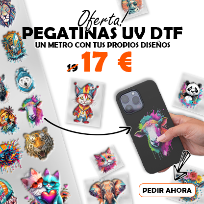 Pegatinas uv dtf
