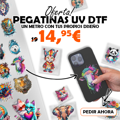 Pegatinas uv dtf